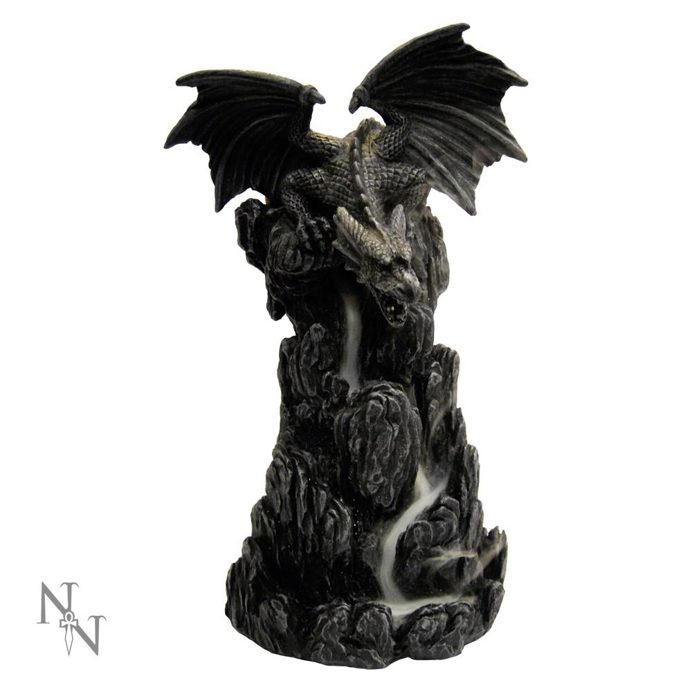 Nemesis Now - Dragon Rückfluss Weihrauchbrenner - Schwarz